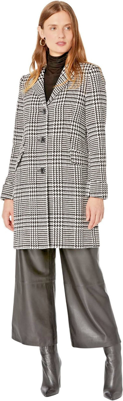 Lauren Ralph Lauren Glen Plaid Wool Blend Coat – Size 14 – NWT